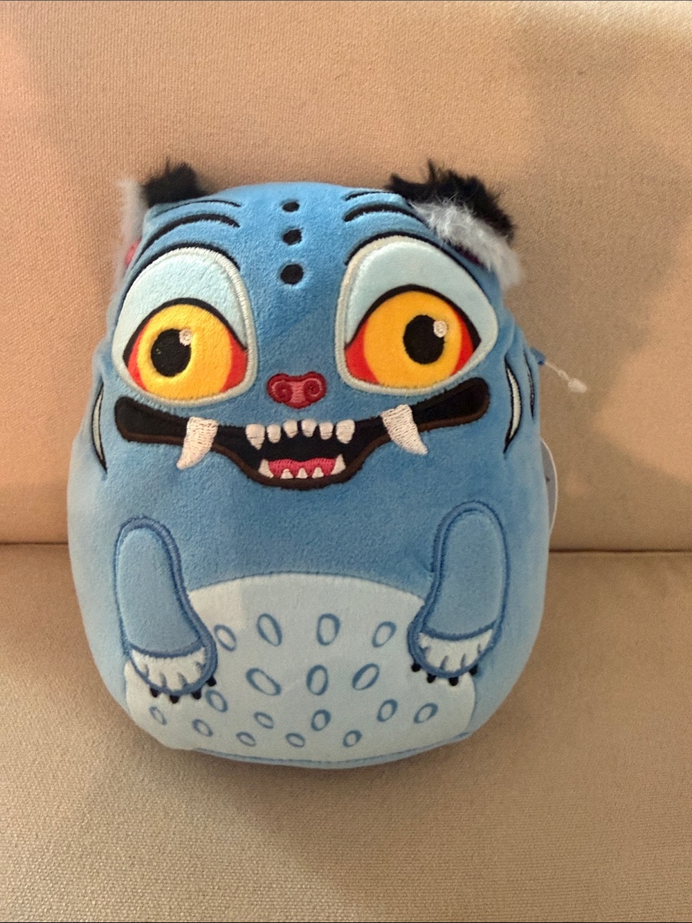 Squishmallows Derpy K-pop demon Hunters Blue Tiger Plush Toy NWT 8” Netflix